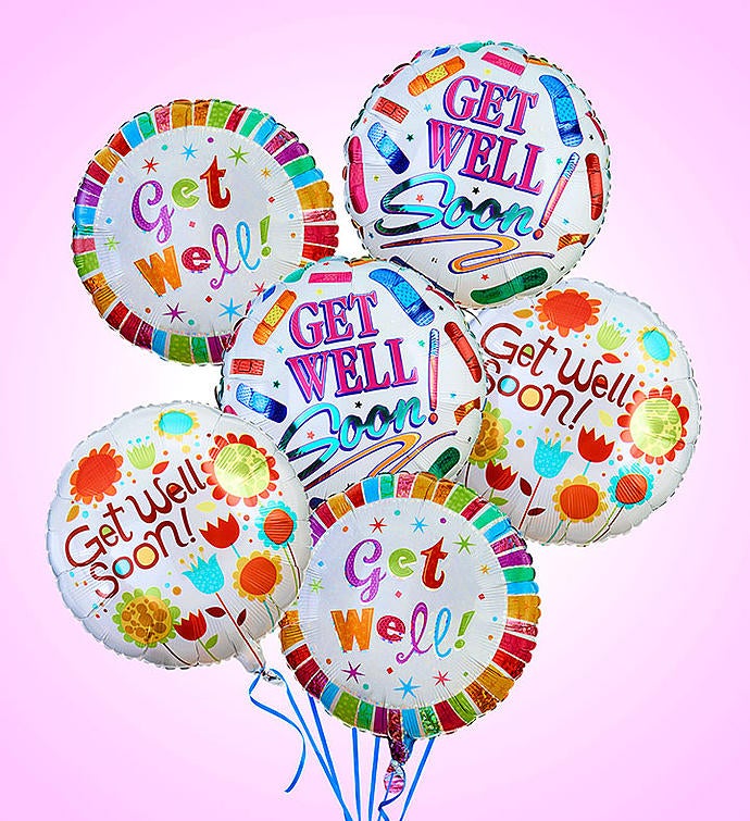 Air-Boutiques - Get Well Mylar Balloons