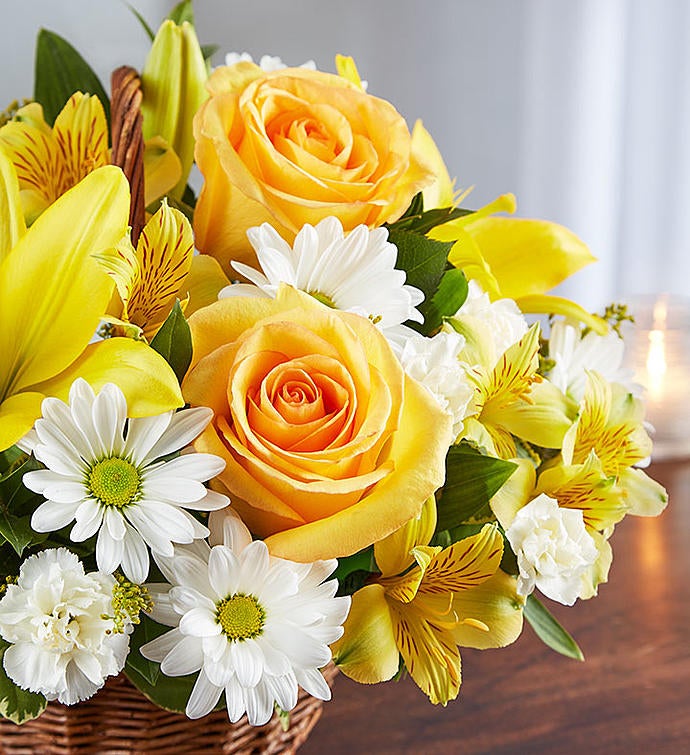 Peace, Prayers & Blessings Yellow & White