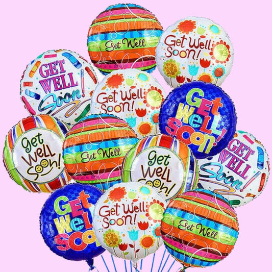 Air-Boutiques - Get Well Mylar Balloons