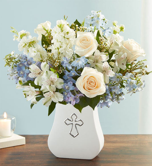 Sacred Blessings Blue & White