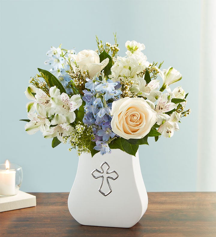 Sacred Blessings Blue & White