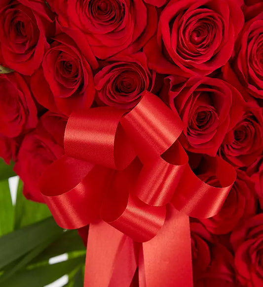 Standing Red Rose Bleeding Heart