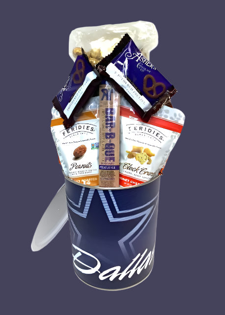 JGB Sports - Dallas Cowboys Gift Tin Basket - Made In America