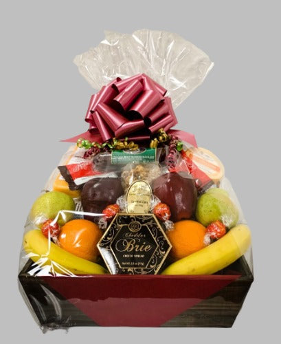 Jenny's Fruit, Cheese and More Gift Basket