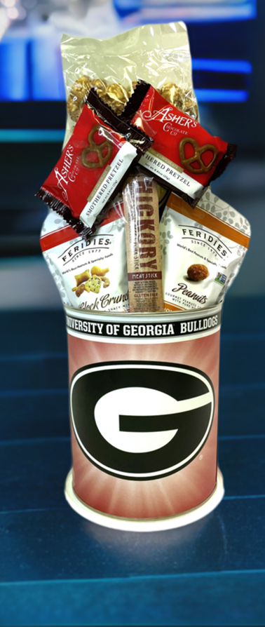 JGB Sports - Georgia Bulldogs Gift Tin Basket - Made In America