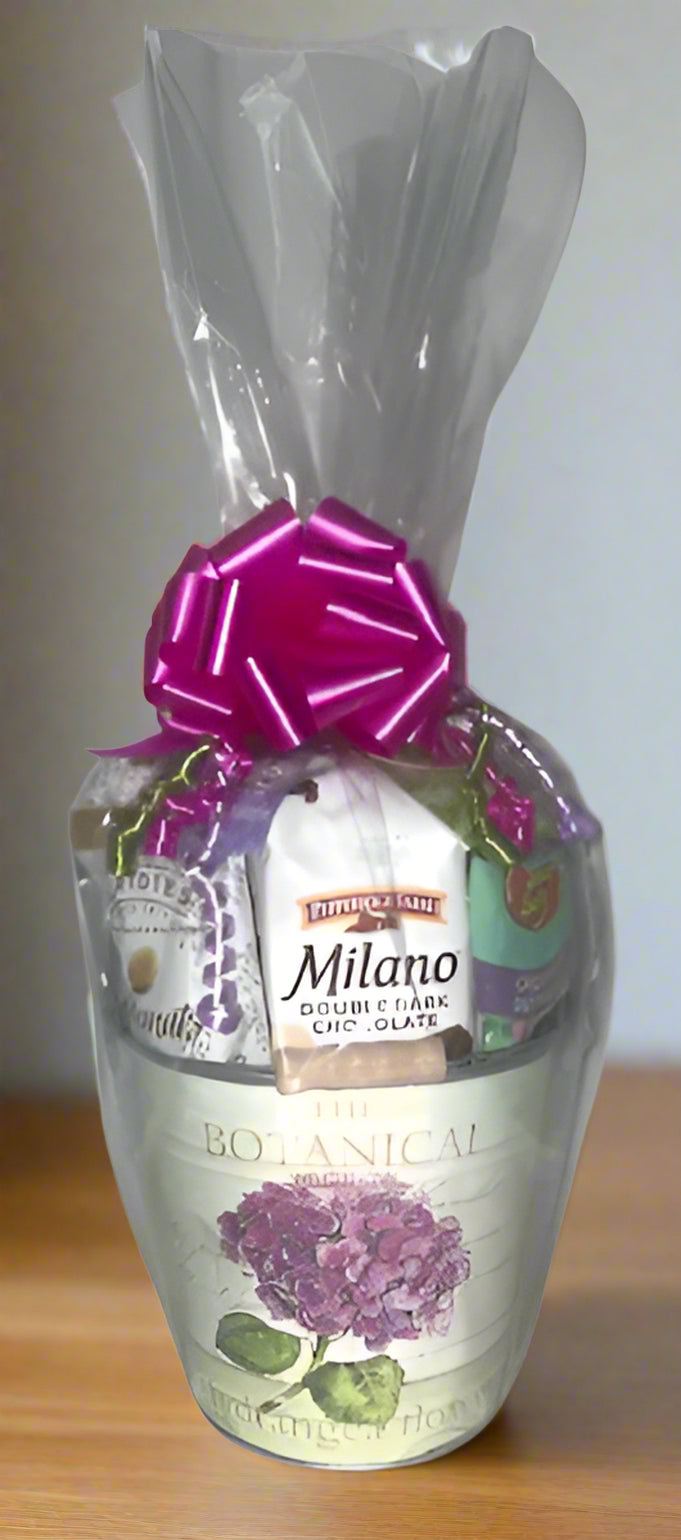 Small Botanical Hydrangea Gift Basket
