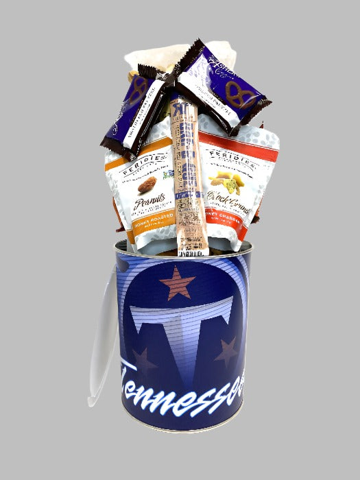 JGB Sports _ Tennessee Titans Gift Tin Basket - Made In America