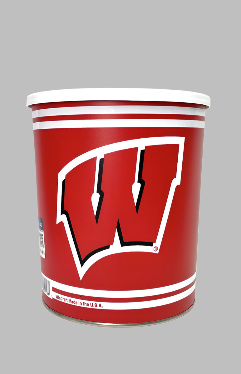JGB Sports- Wisconsin Badgers Gift Tin Basket - Made In America