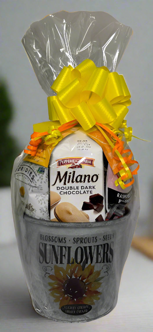 Small Sunflower Gift Basket - Fall Gift